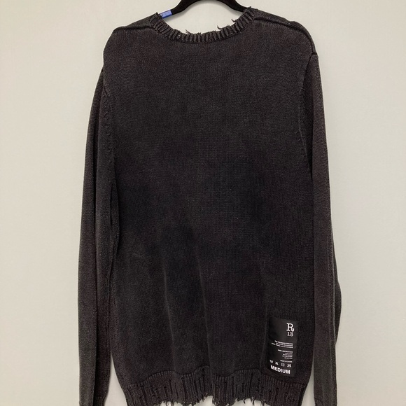 R13 OVERSIZED CREWNECK SWEATER. Size Medium. BNWT - Picture 2 of 6